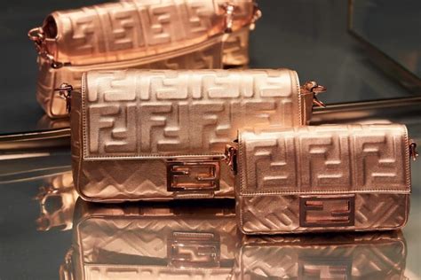 These Iconic Fendi Bags Go Rose Gold for Chinese New Year